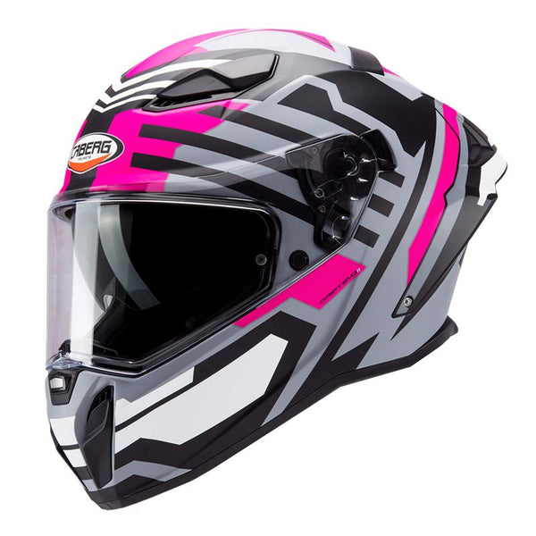 Cabert Integral MC Operacja hełmu Evo II Horizon Matt Grey /Black /Pink