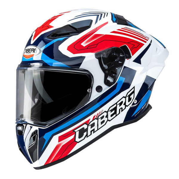Cabert Integral MC Helmet Operacja Evo II Jarama White /Red /Blue