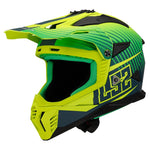 LS2 Cross Mc-Kask Fast II Kaczka Matowa Zielona /Flu 