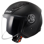 LS2 Jet MC Helmet Airflow II Matte Black