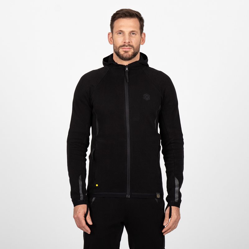 Sweter z kapturem Knox Shield Black