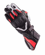 Rebelhorn Women MC Gloves Rebel Black /White /Red