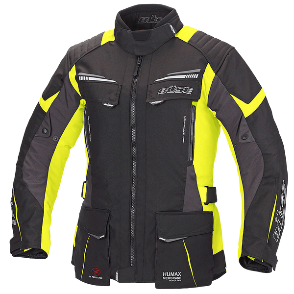 Büse Dam Textile MC Jacket Lago Pro Black /Flu