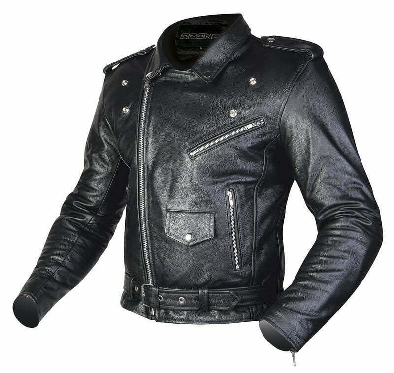 Ozone Mc-Leather Kurtka Ramones Black