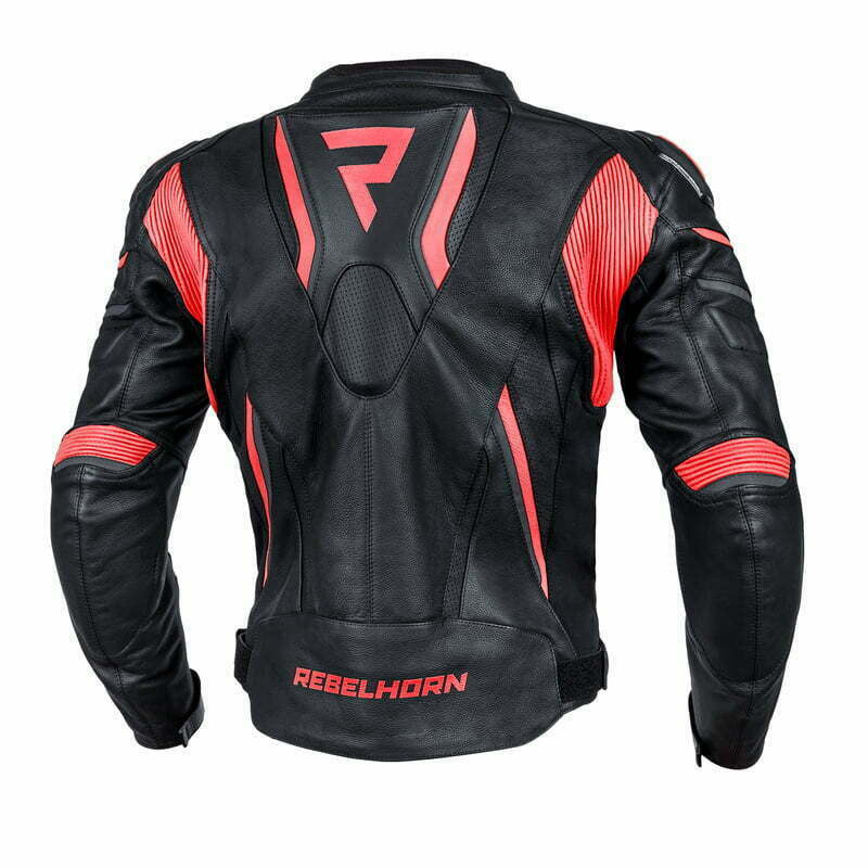 Rebelhorn Mc-Leather Fighter Black /Red