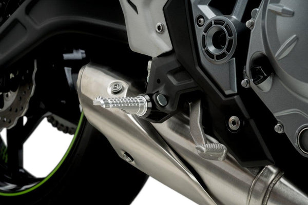 Footpegs R-Fighter Piloto RIG/Left C/Silver