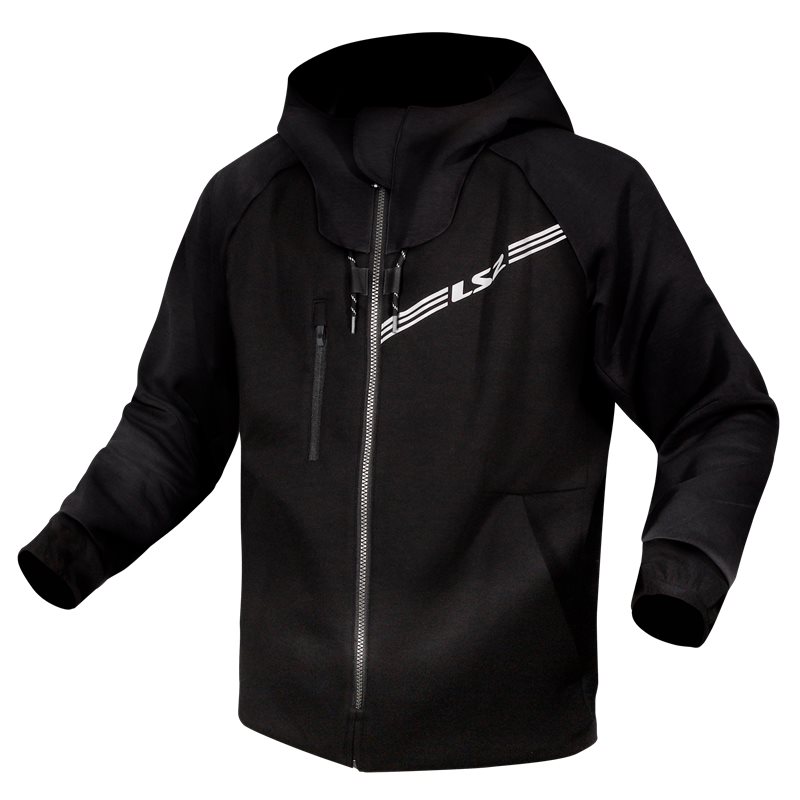 LS2 tekstylna mc-hoodie przepustnica czarna