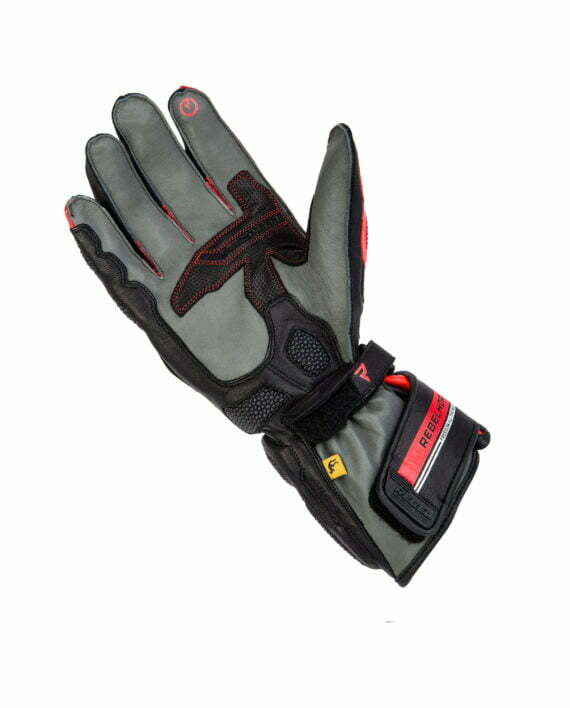 Rebelhorn Sport MC-Gloves St Long Black /Red