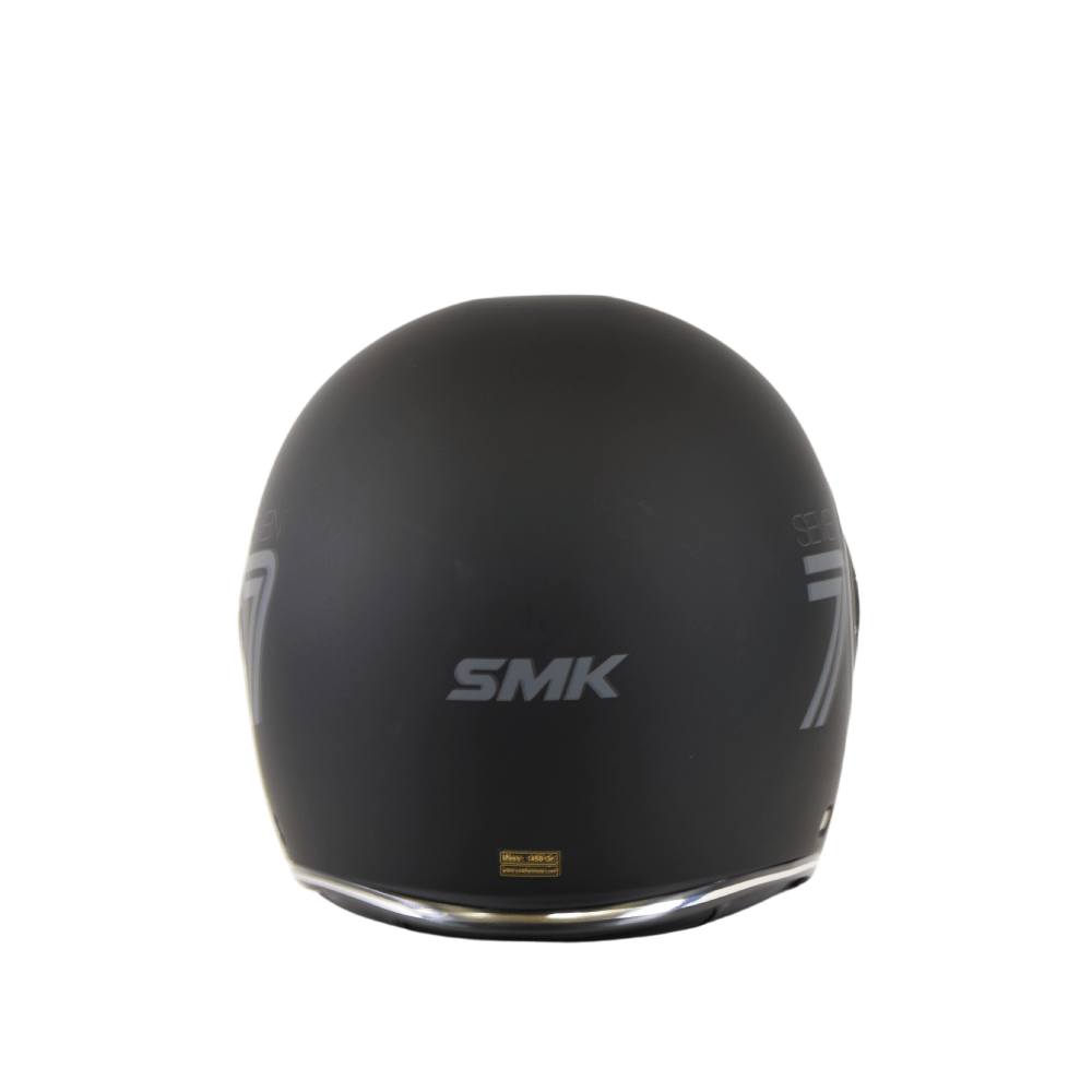 Smk Jet Mc Helmet Retro Seven Black