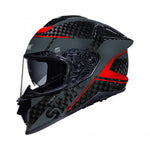 SMK Integral MC Helmet Nero Red