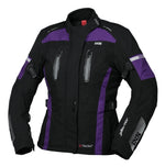 ixs lady textile mc-jacket pacora -st black /purple