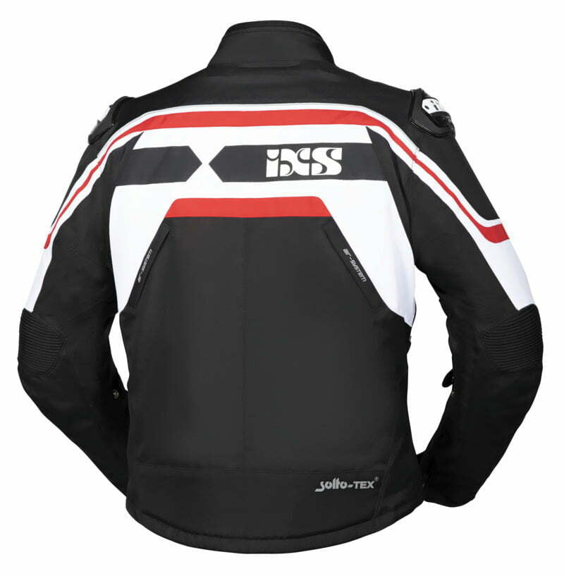 IXS Textile MC Kurtka RS-700 PCS czarny /czerwony /biały