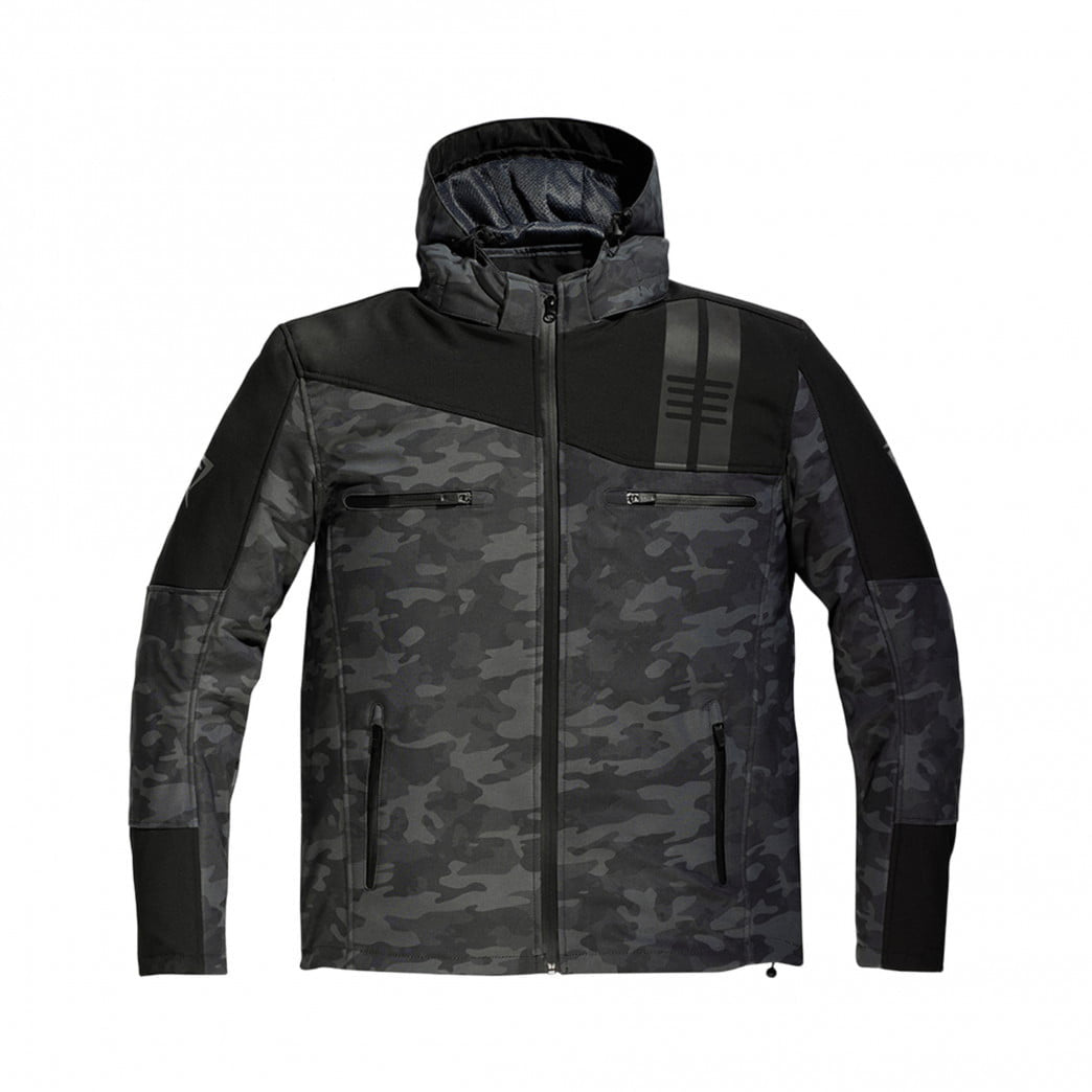 Difi Softshell MC Kurtka Jamie Black /Camo