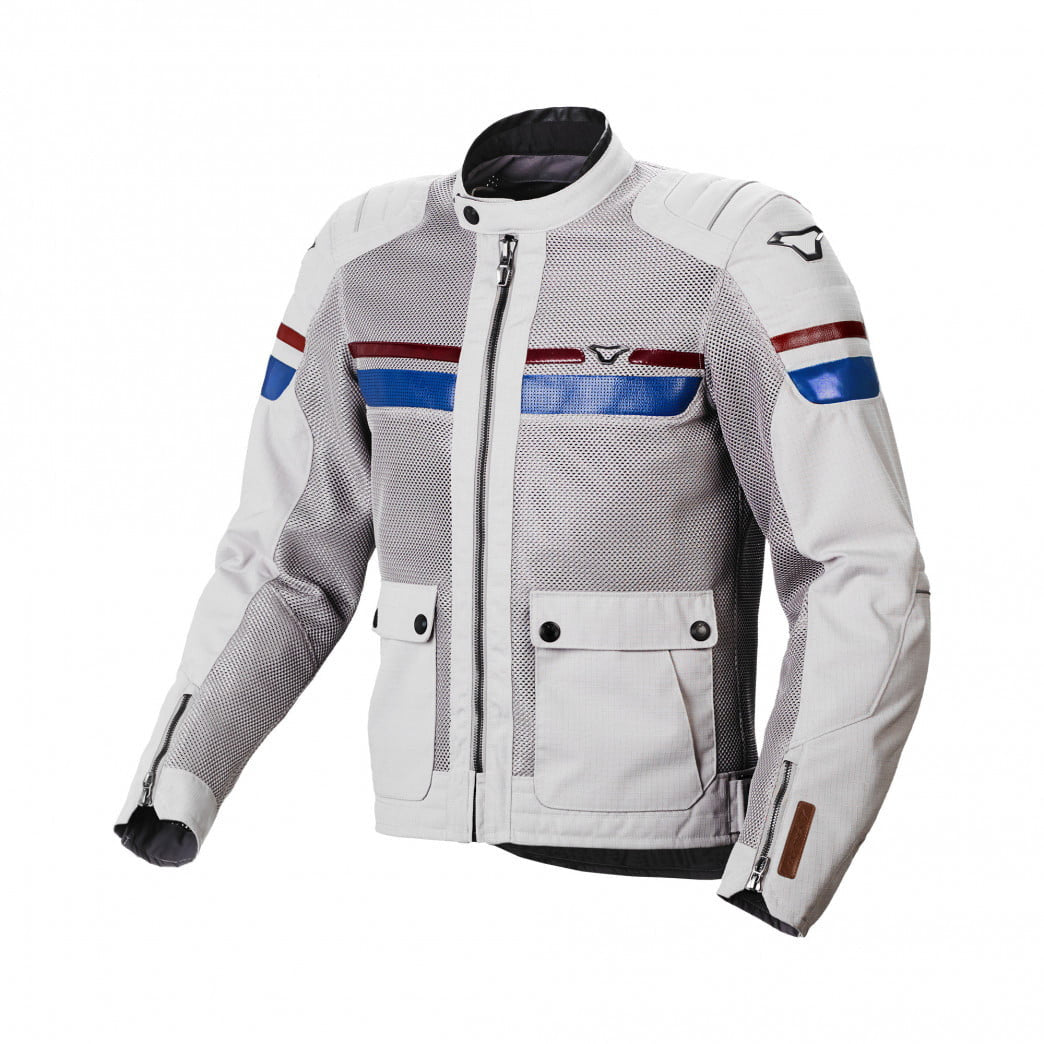 MACNA TEXTILE MC-JACKET PLIELOWA GRY