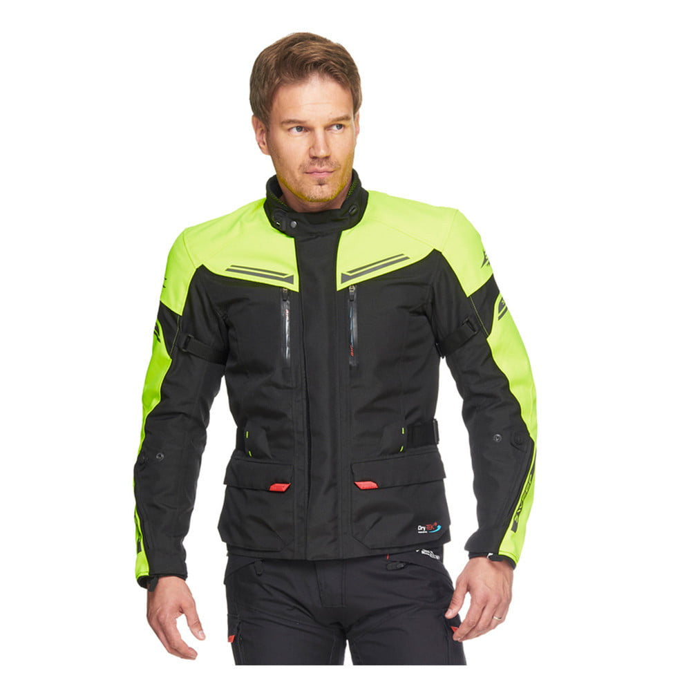 Sweep Tekstile MC Jacket Challenger Evo WP Black /Flu