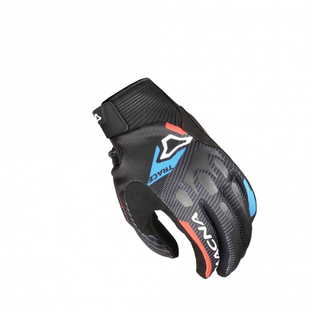 MACNA MC-Gloves śledzi czarny /niebieski