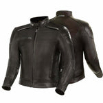 Shima mc-leather jacket blake brown