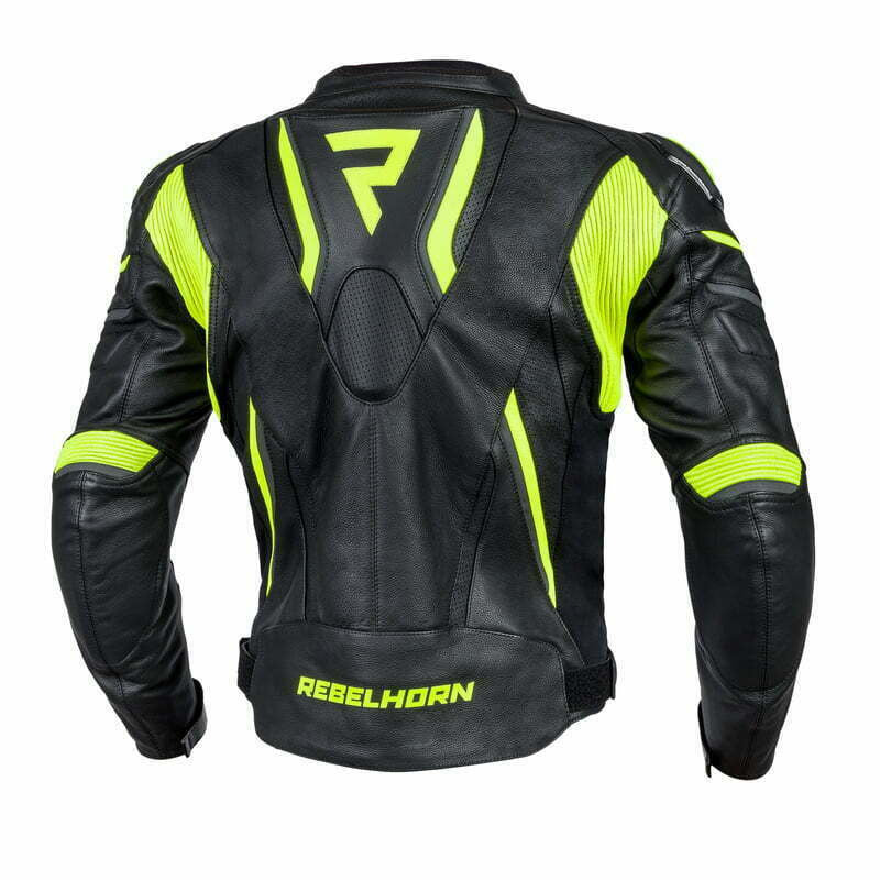 Rebelhorn Mc-Leather Fighter Black /Flu