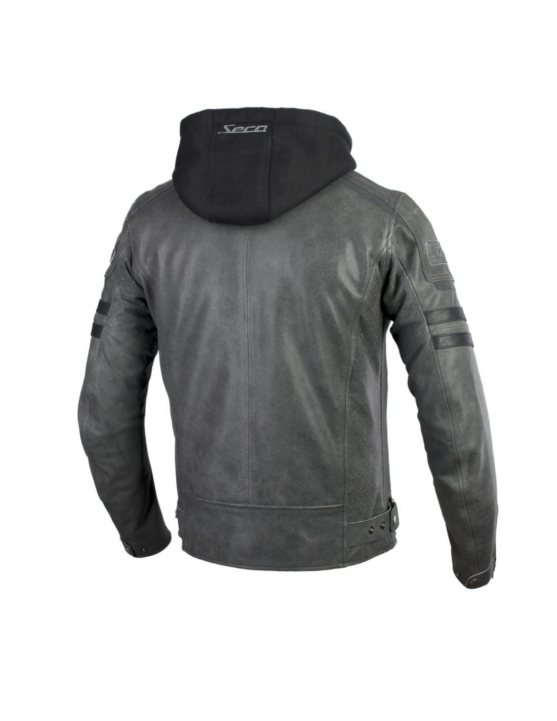 Seca skórzana MC-Jacket Horn II Grey