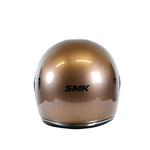 SMK JET MC HELMET RETRO SEVEN BRĄZOWY