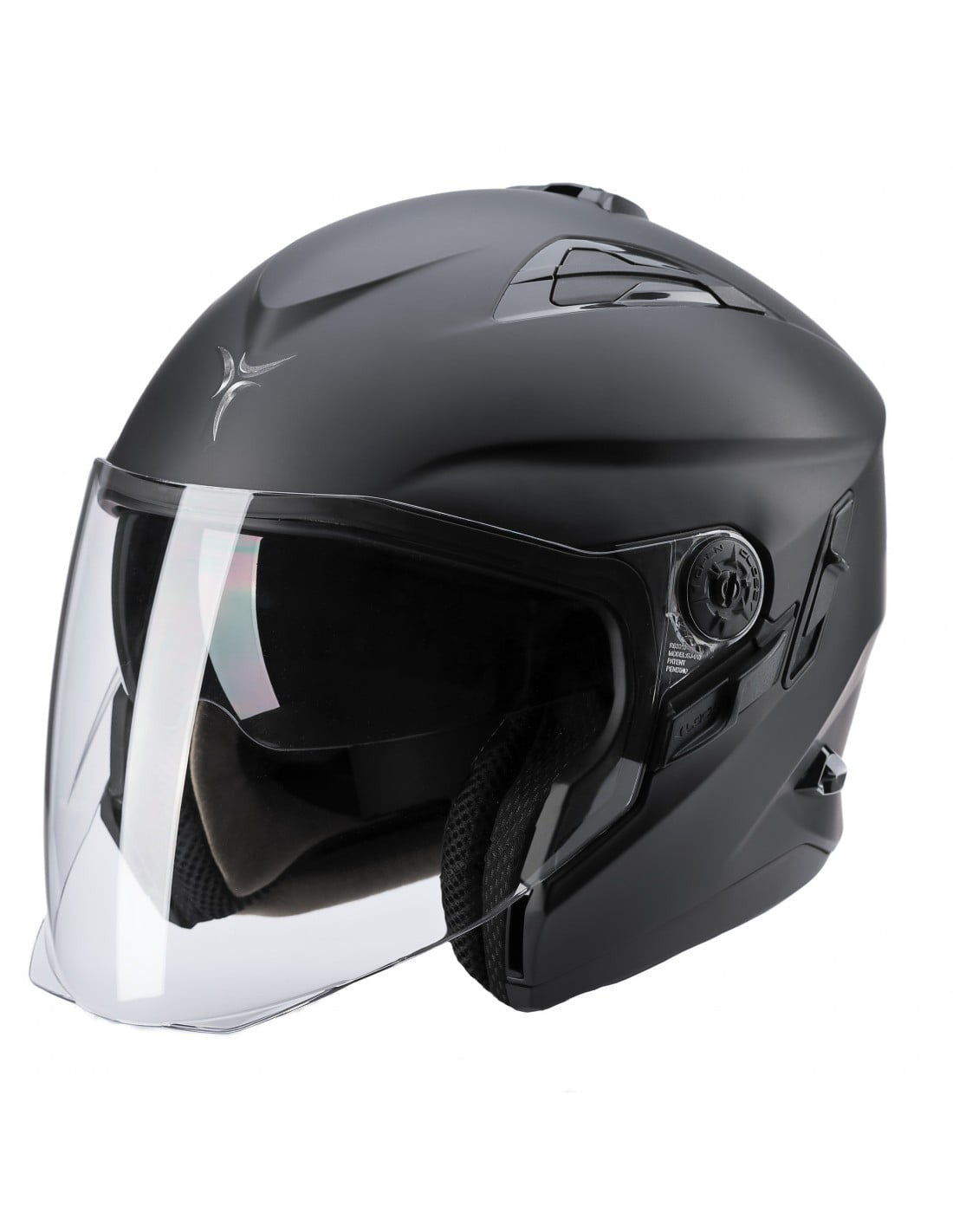 Seca Open MC Helmet Mirage II Matt Black