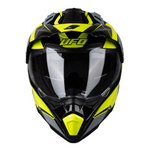 UFO Adventure MC Helmet Baran Black /Flu