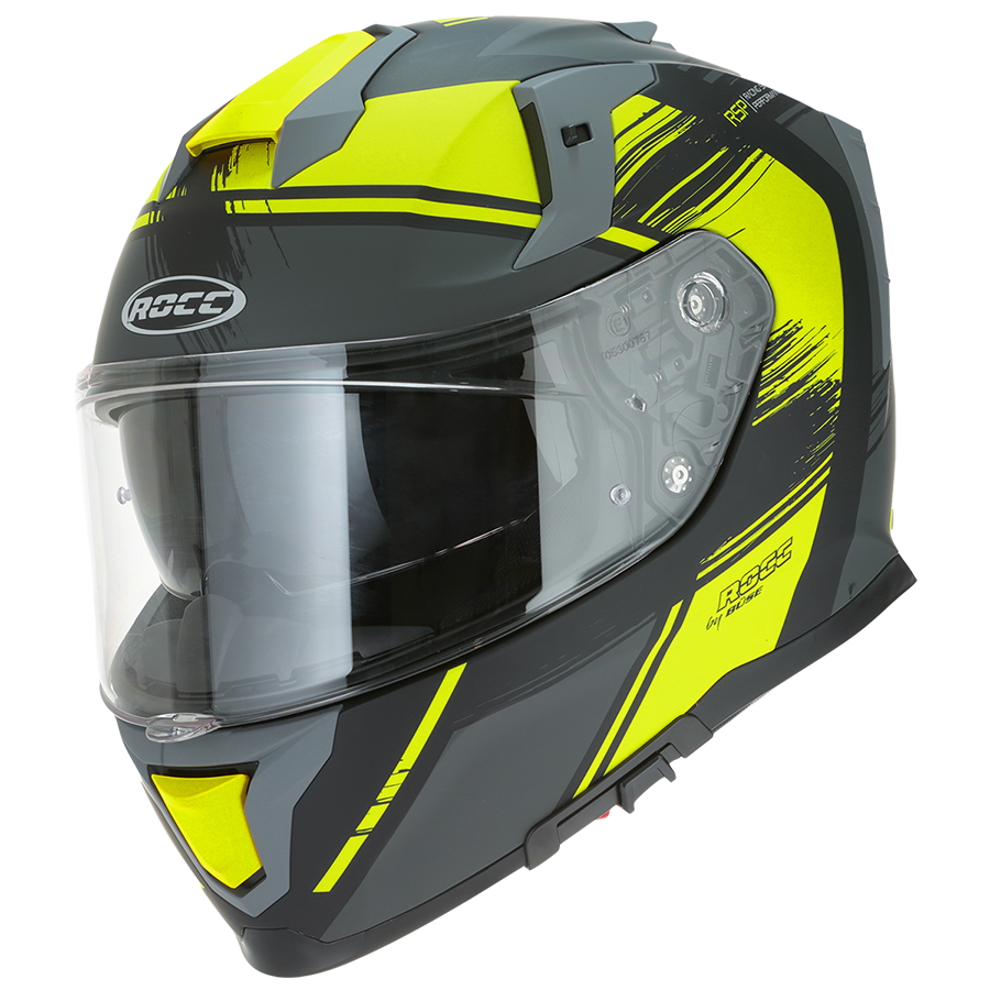 Rocc 341 Integral MC Helmet Black /Flu