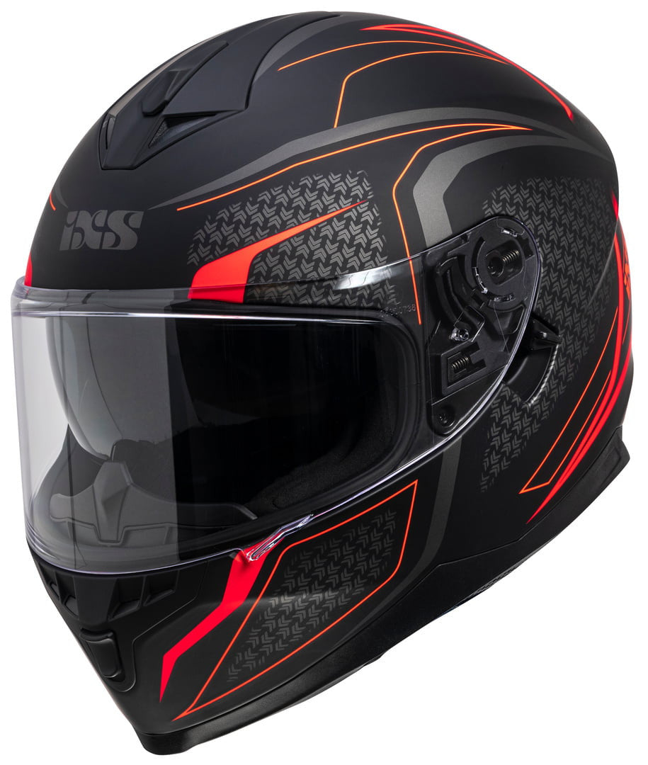 IXS Integral MC Helmet 1100 2.4 Matt Black /Red